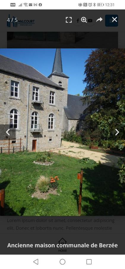 Maison D'Hote Les Notes Endormies Suite Le Refuge Walcourt Dış mekan fotoğraf